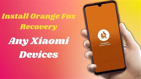 xiaomi redmi orange fox recovery.